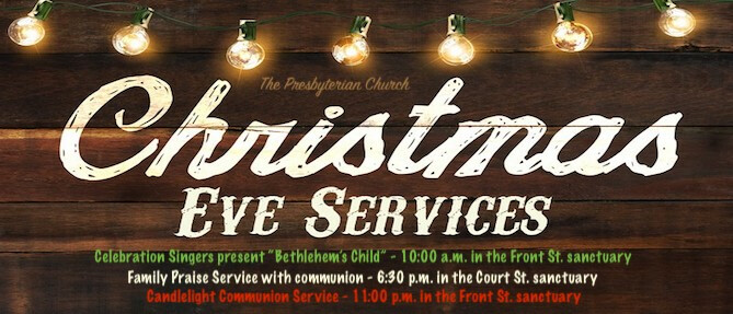 Christmas Eve Services 2017