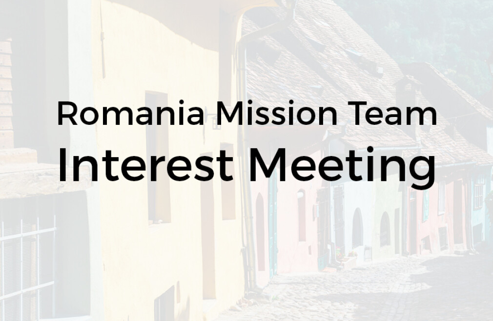 Romania Mission Meeting