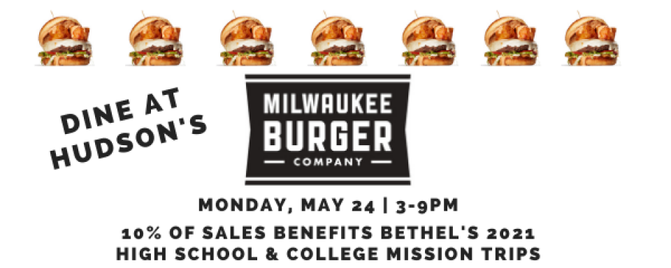 Milwaukee Burger Fundraiser - May 2021