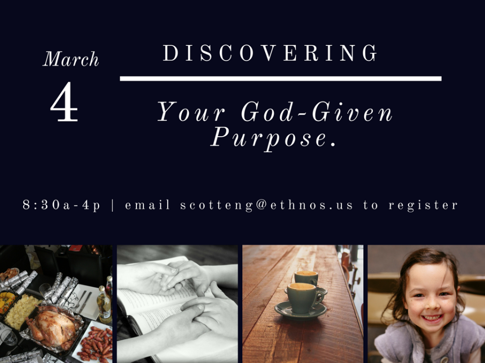 Discovering Your God-Given Purpose Seminar