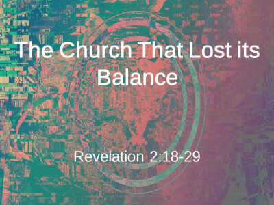 The Church That Lost its Balance