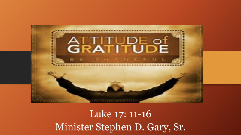Singles Series - PART 3 - Attitude of Gratitude