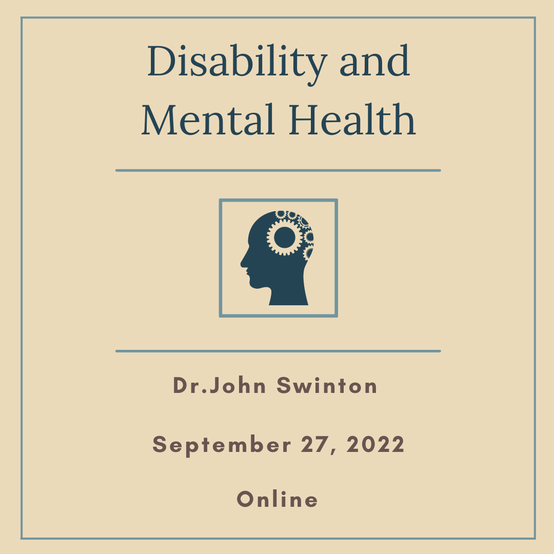 Continuing the Conversation: Disability and Mental Health