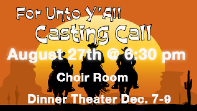 Cancelled - Dinner Theater Casting Call