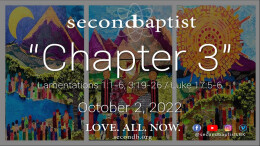 Chapter 3 - October 2, 2022 Worship Service