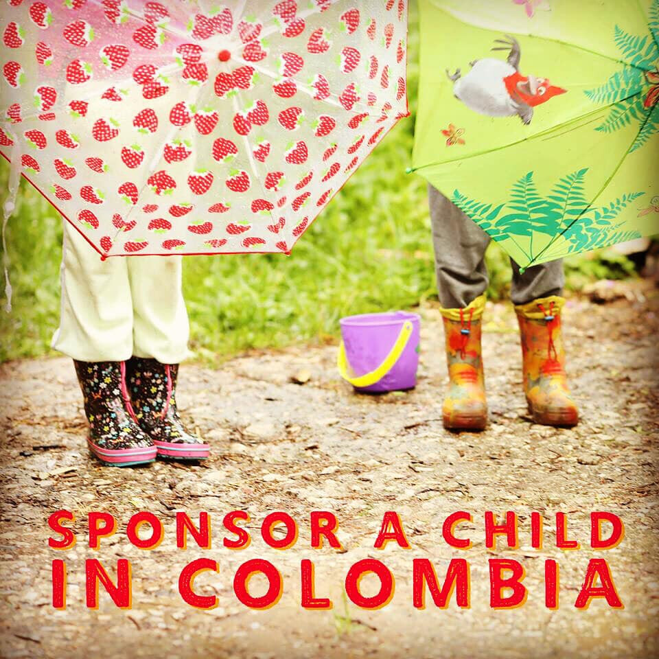 RAIN BOOTS & UMBRELLAS FOR COLOMBIAN CHILDREN