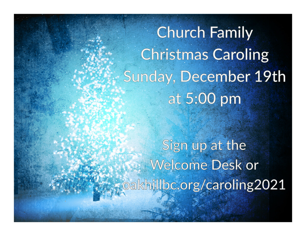 Church Family Christmas Caroling
