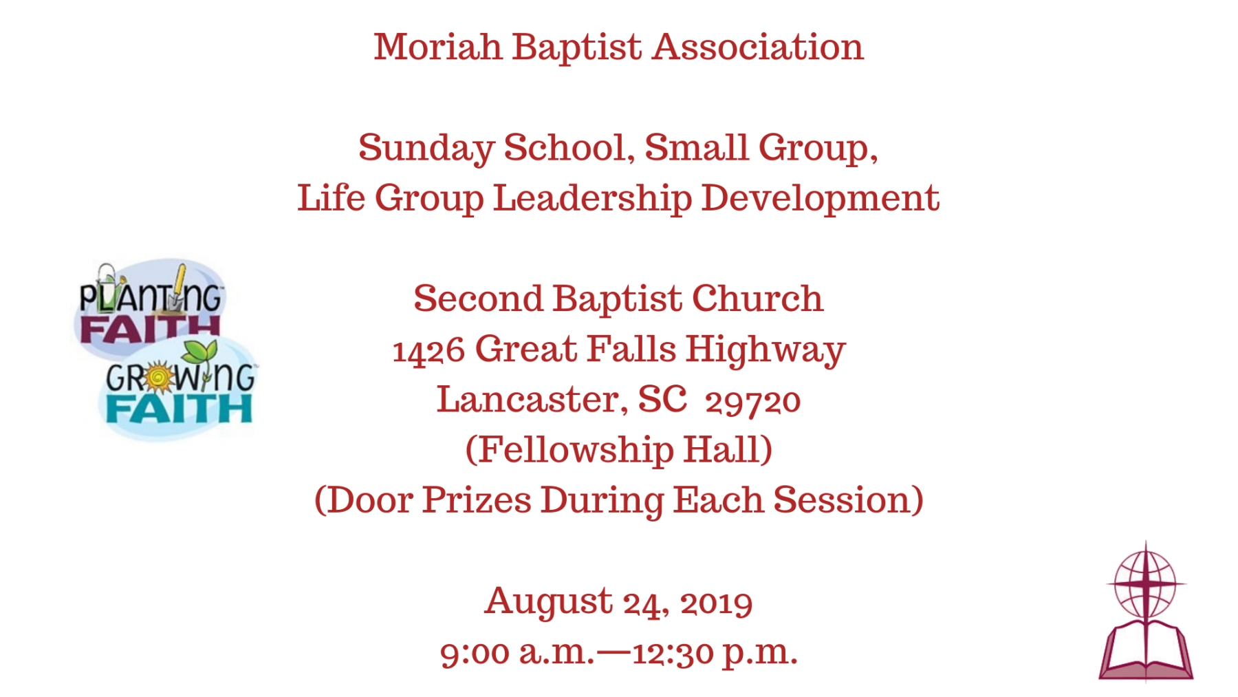 Moriah Baptist Association - Life Group Development | Second Baptist ...