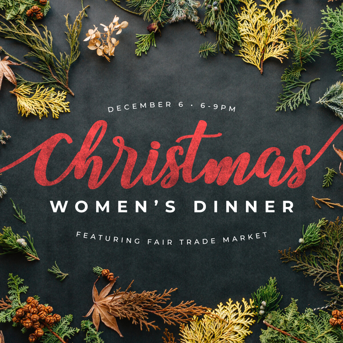 Women's Christmas Dinner and Fair Trade Market