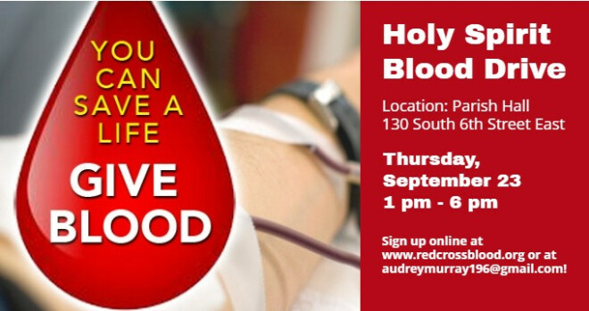 1 to 6 pm Blood Drive