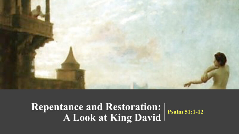 Repentance and Restoration