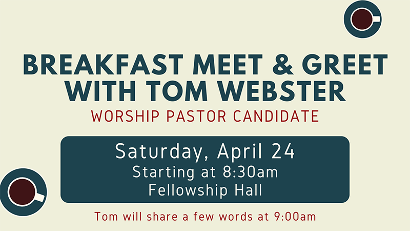 Breakfast Meet & Greet with Tom Webster