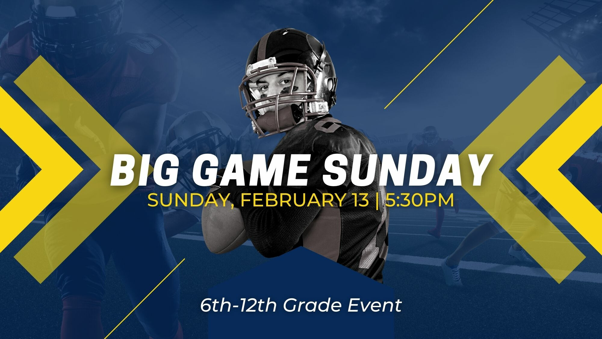 Student Ministry Big Game Party