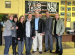 W studio Polskiego Radia w Nowym Jorku 910 AM_cala ekipa