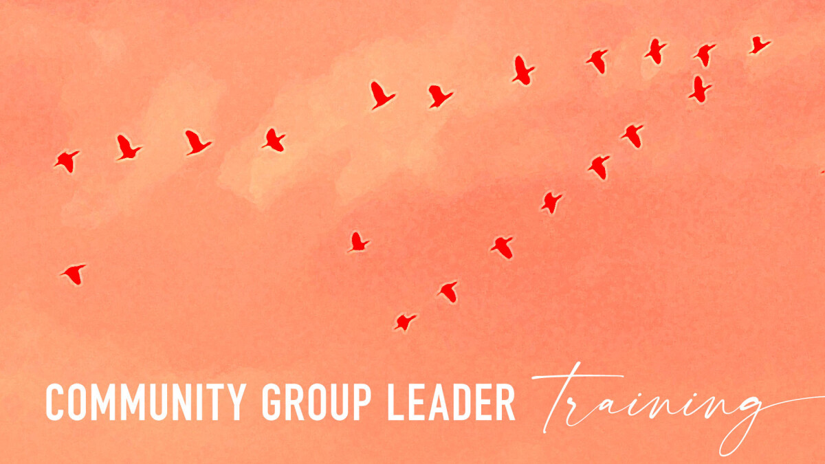 Community Group Leader Training