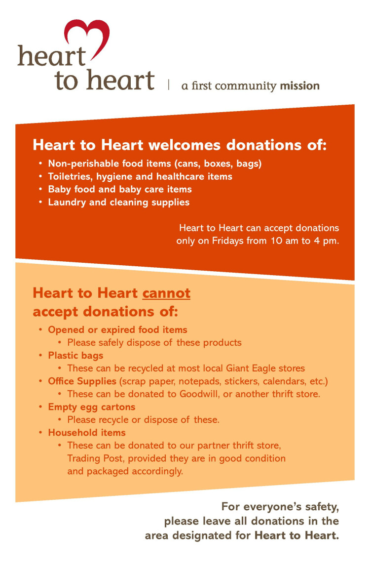 H2H Donation Poster