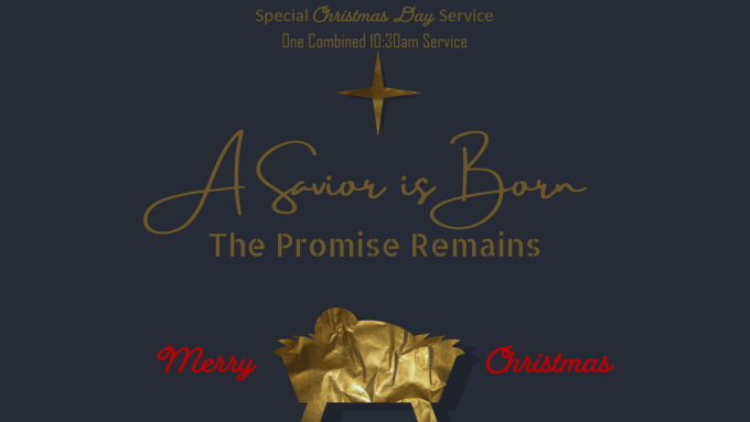 A Savior is Born -- The Promise Remains