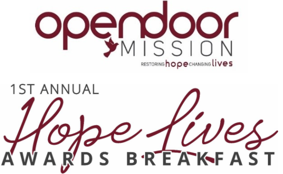 Open Door Mission : 1st Annual New Hope Awards Breakfast