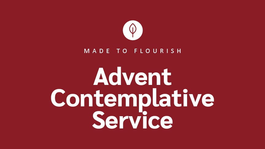Advent Contemplative Service