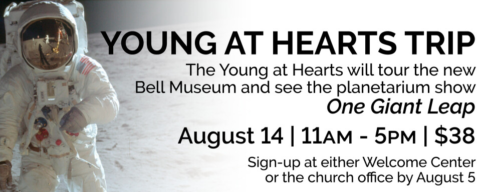 Young at Hearts Trip to the Bell Museum to see "One Giant Leap"