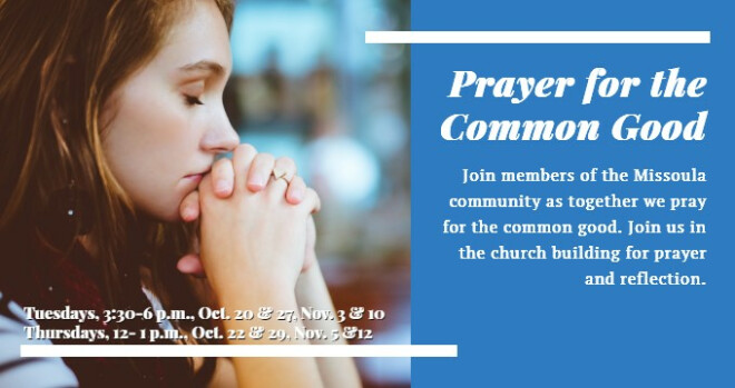 12 noon to 1 pm Prayer for the Common Good