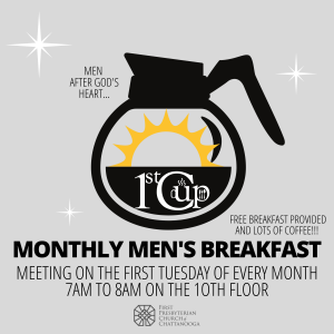 coffee pot logo for men's breakfast