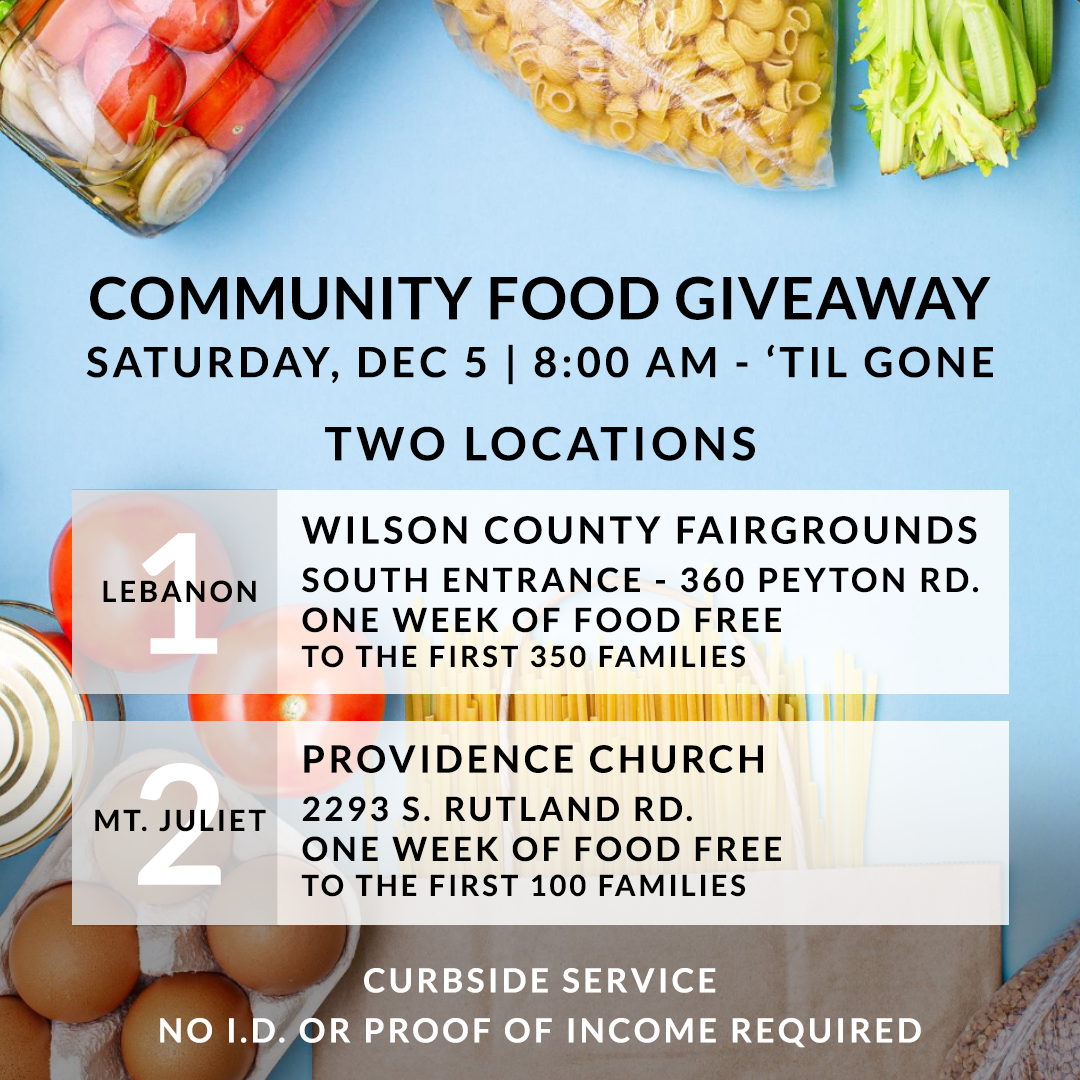 Community Food Giveaway 