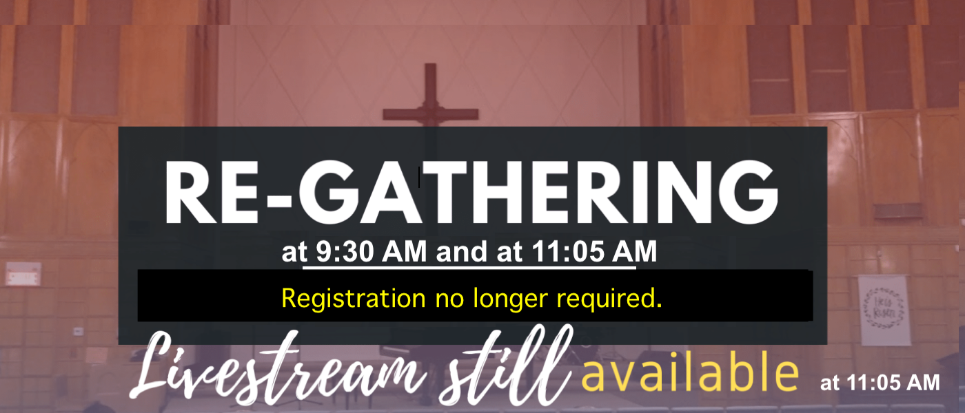 Two morning services  - No registration required. 