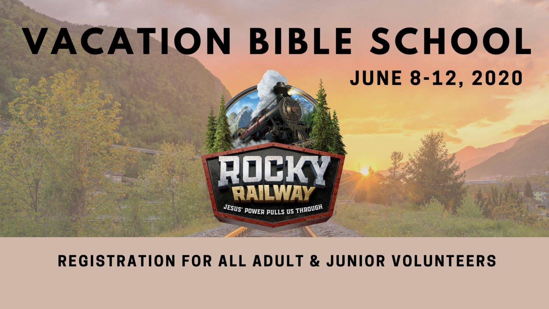 VBS Registration for Adults and Junior Volunteers