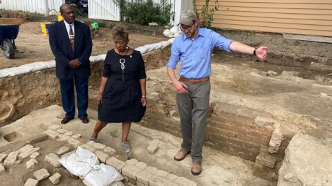 Excavation of Graves Begins at site of Colonial Black Church