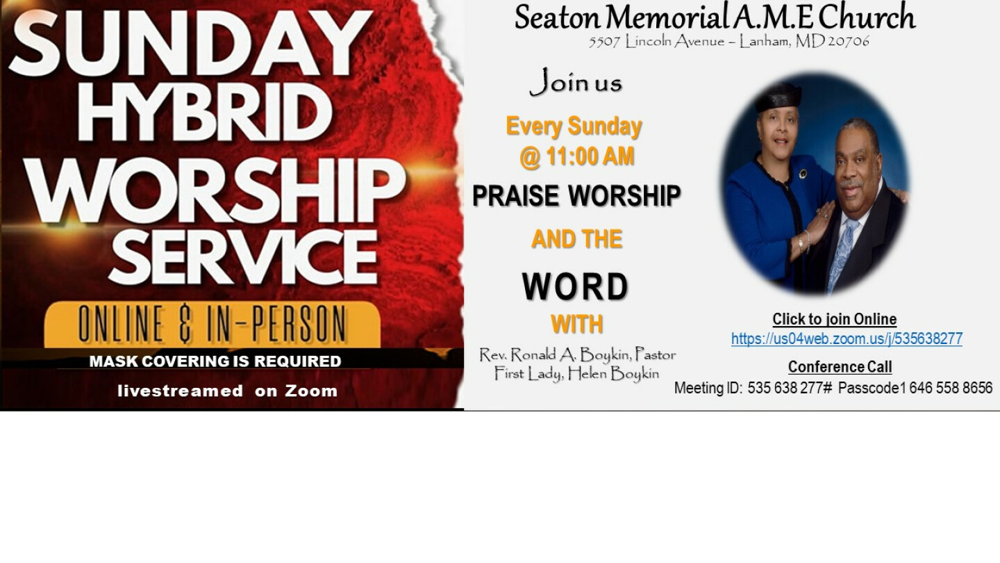 Hybrid Worship Service 