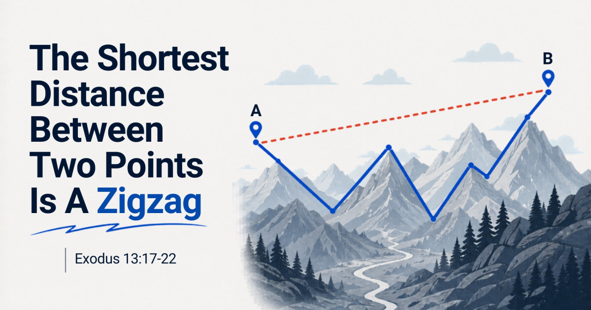 The Shortest Distance Between Two Points Is A Zigzag | Sermons | Second ...