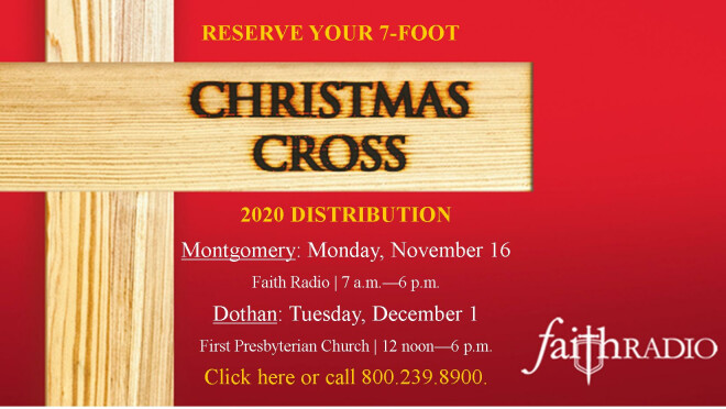 Faith Radio Christmas Crosses - Montgomery/Dothan