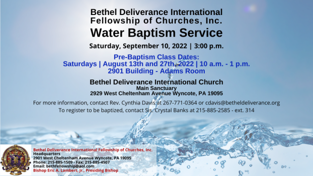 BDIFC Baptism Service