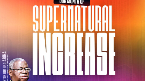 September - Our Month of Supernatural Increase