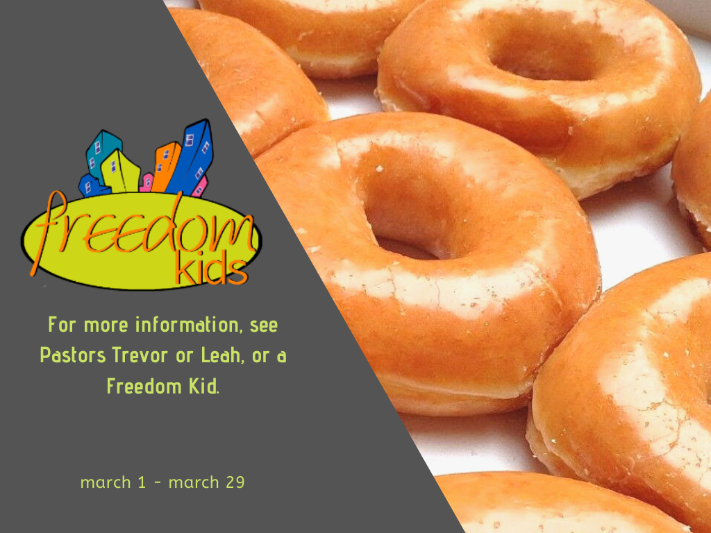 Freedom Kids Krispy Kreme Fundraiser 