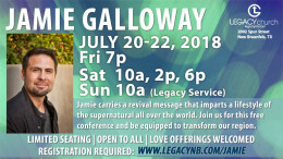 Jamie Galloway - Special Guest (7/21/18 - Session 4)