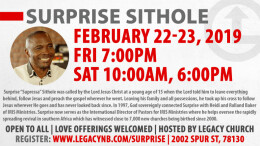 Surprise Sithole - Special Guest (2/23/19 - Session 3)