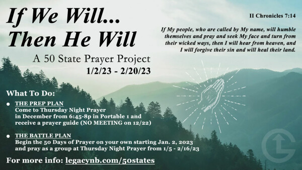 50 State Prayer Project - January 2023