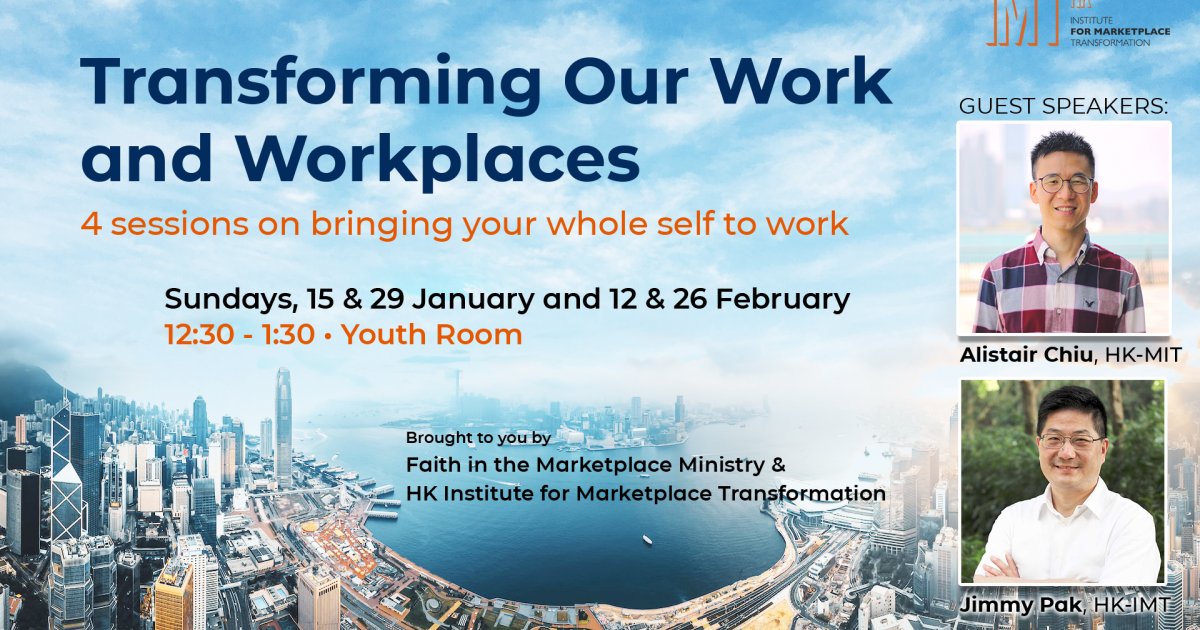 Transforming Our Work and Workplaces | Union Church