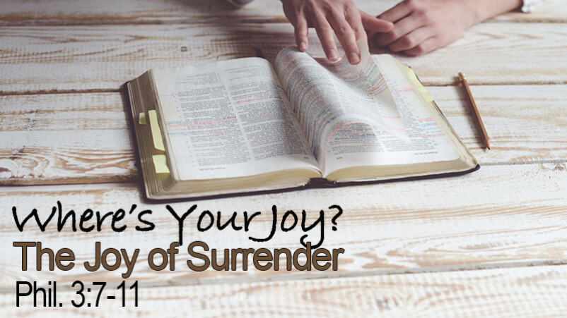 The Joy of Surrender (3/4/18)