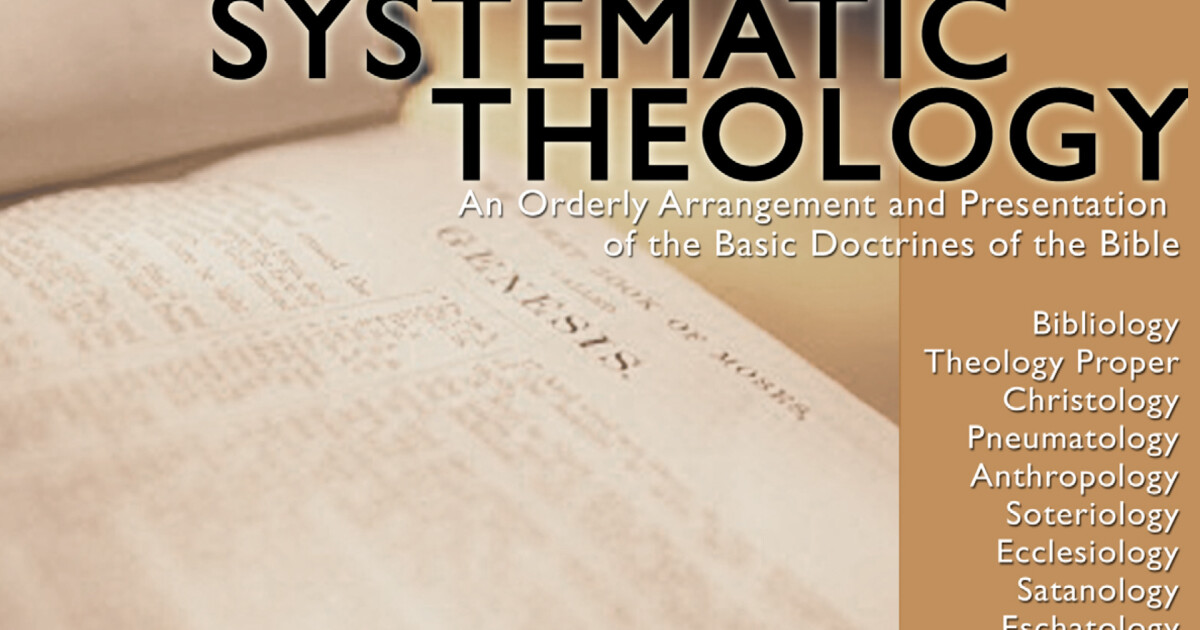 Systematic Theology: Soteriology I: The Doctrine Of Salvation | Sermons ...