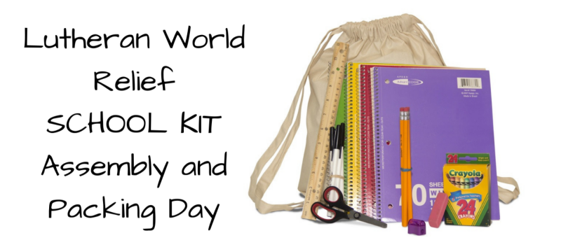 LWR School Kit Packing