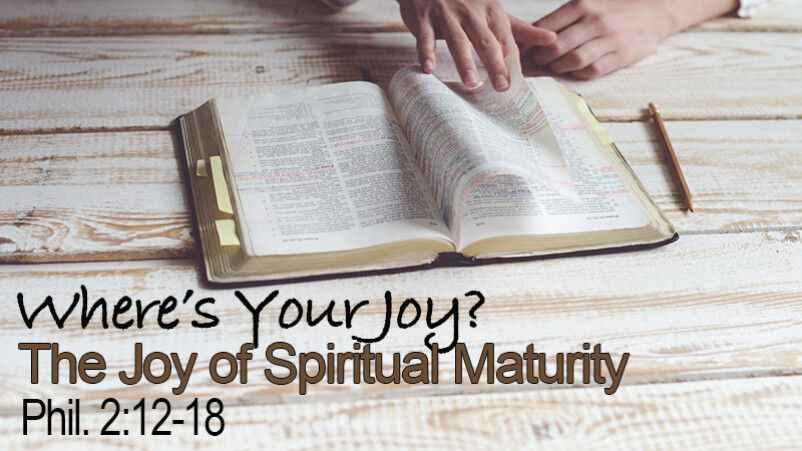 The Joy of Spiritual Maturity (2/25/18)