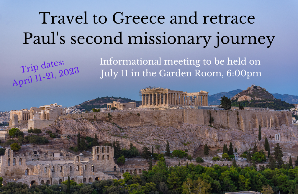 Greece Informational Meeting