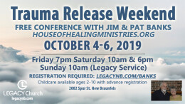 Jim and Pat Banks - Special Guest (10/5/19 - Trauma Healing Prayer)