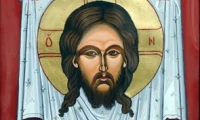The Holy Mandylion is Greek for cloth.  This is also called the 