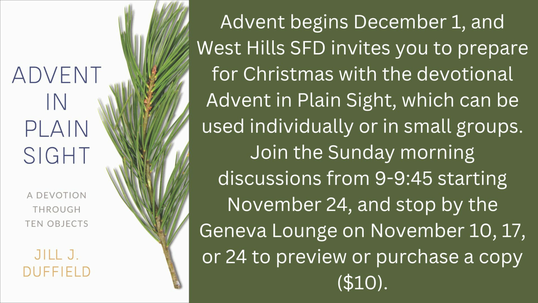 Advent in Plain Sight